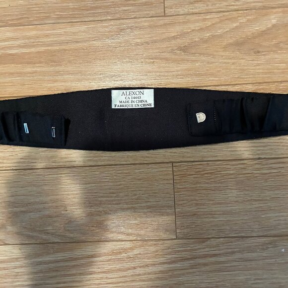 Vintage beaded belt Black and Gold - Picture 5 of 7